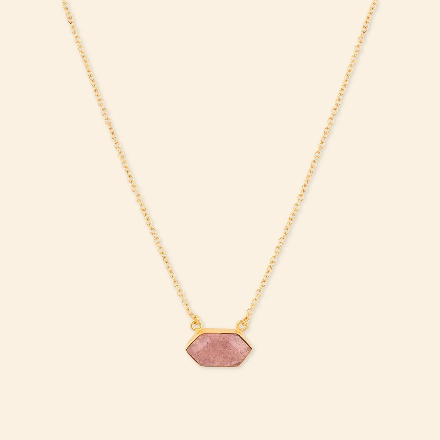 Strawberry Quartz Necklace