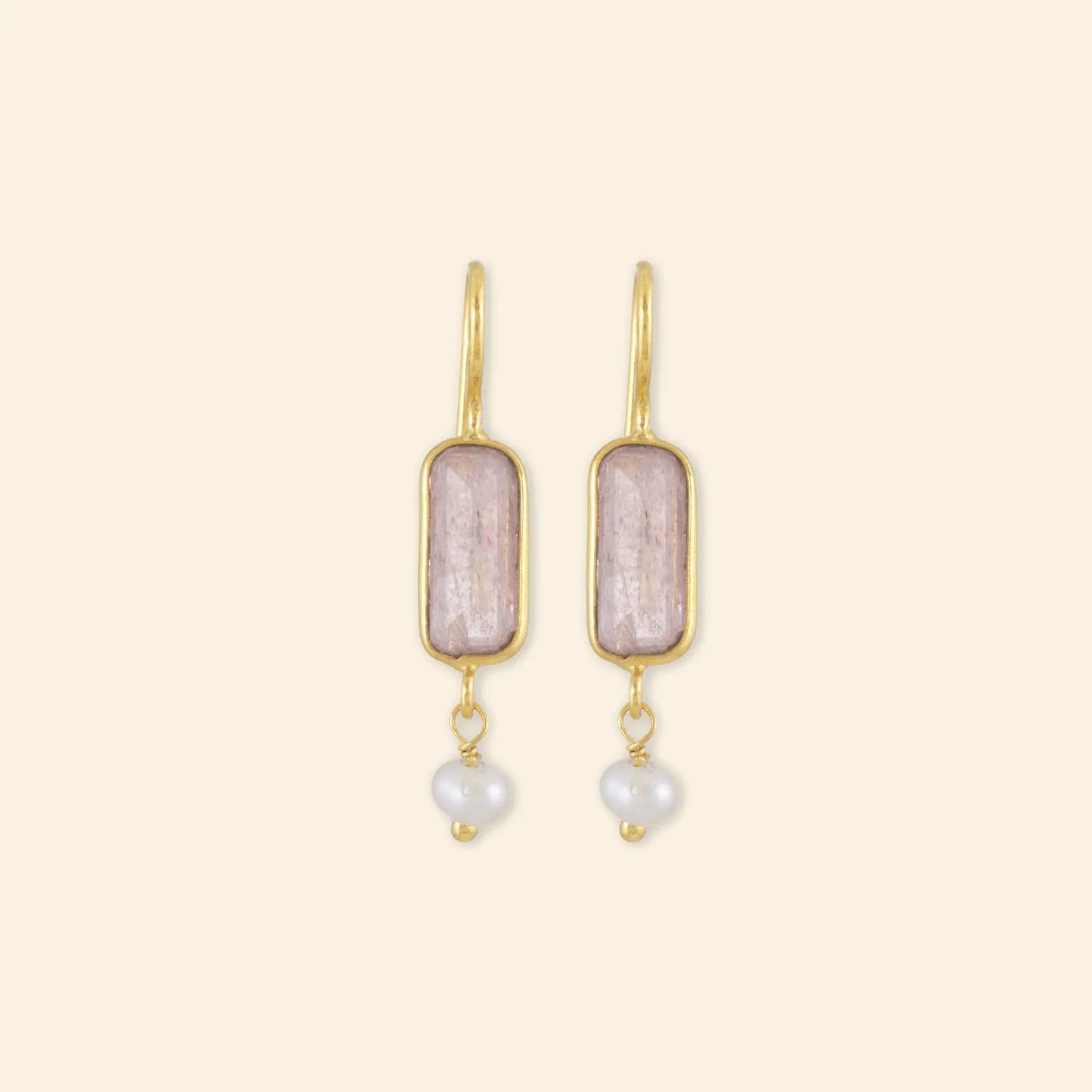Strawberry Quartz Earrings