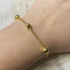 Gold Vermeil Ball Bracelet