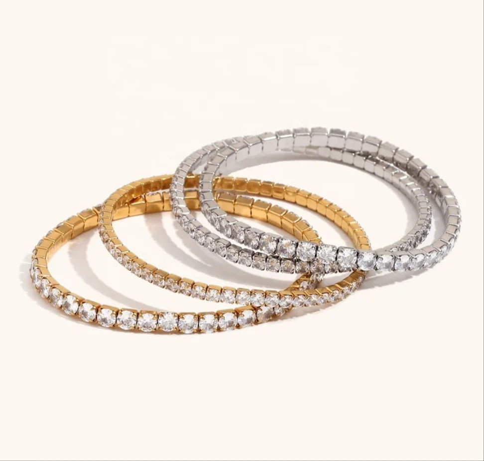 Stretch Tennis Bracelet - 4mm