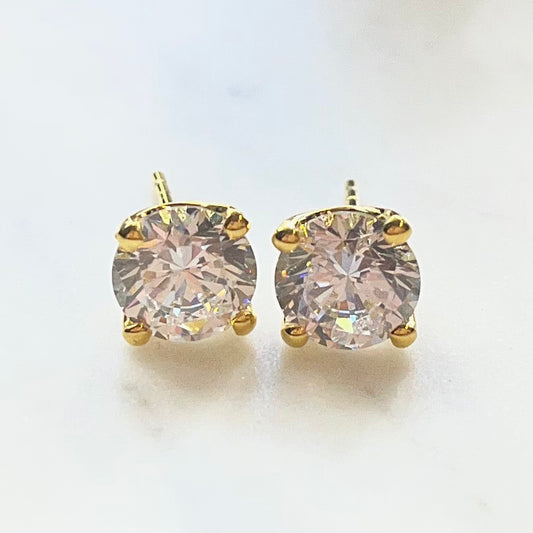 Cubic Zirconia Stud Earrings