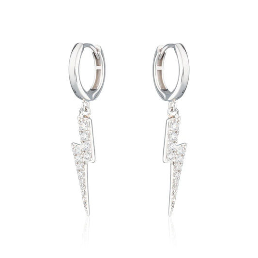 Lightening Hoop Earrings