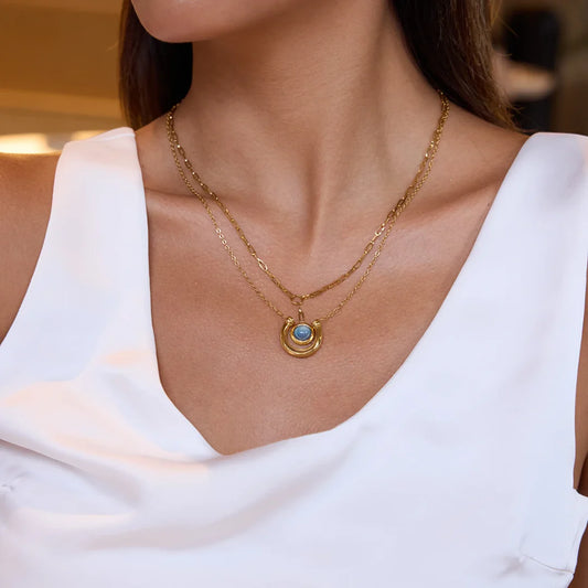 Interlocking Necklace - Horseshoe