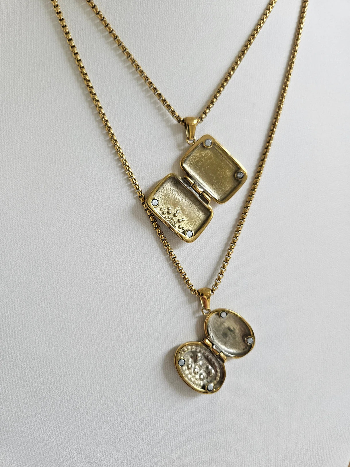 Rectangle Locket Necklace