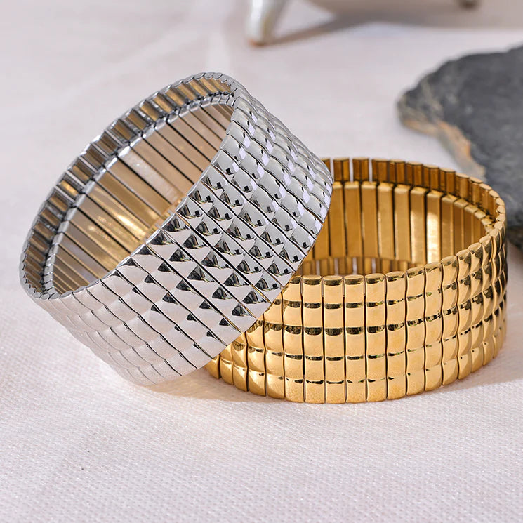 Wide Stretch Bracelet
