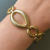 Oval Link Brushed Bracelet