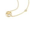 Starry Mother of Pearl Necklace - Silver or Gold