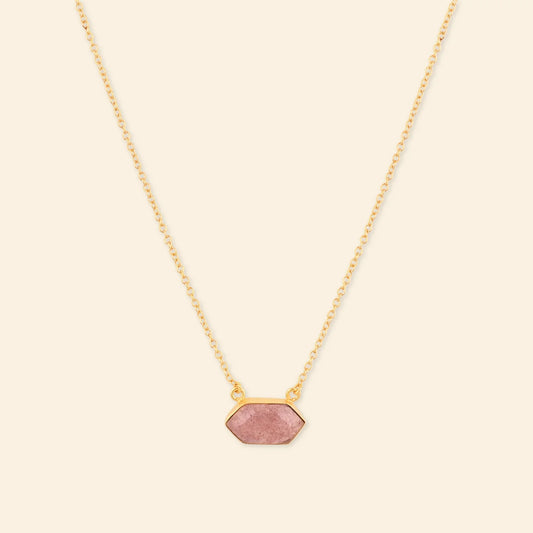 Strawberry Quartz Necklace