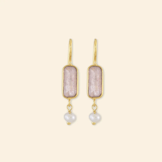 Strawberry Quartz Earrings