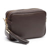 Crossbody Tassel Bag - Chocolate