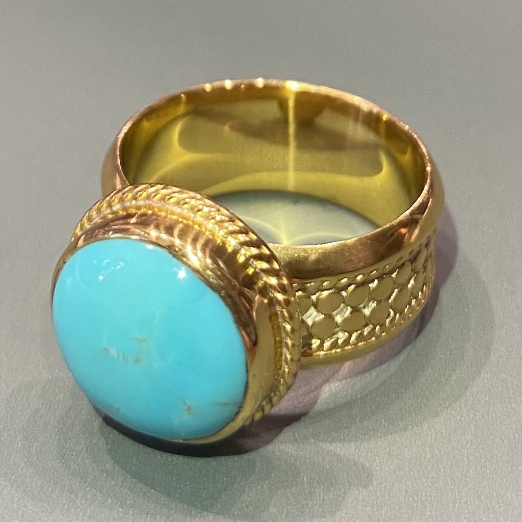 Luna Cocktail Ring Turquoise