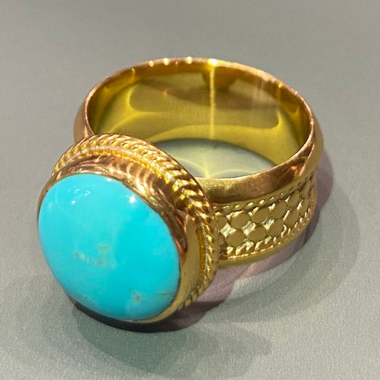 Luna Cocktail Ring Turquoise