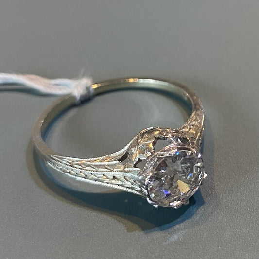 Art Deco Diamond Solitare