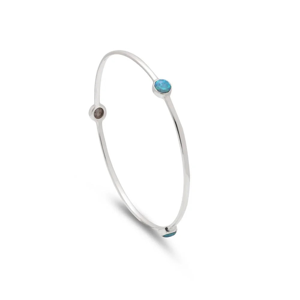 Triple Opal Bangle