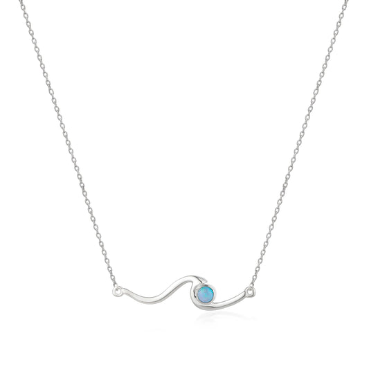Opal Wave Necklace