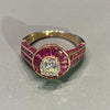 Ruby and Diamond Ring