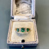 Emerald and Diamond Ring - Yellow Gold