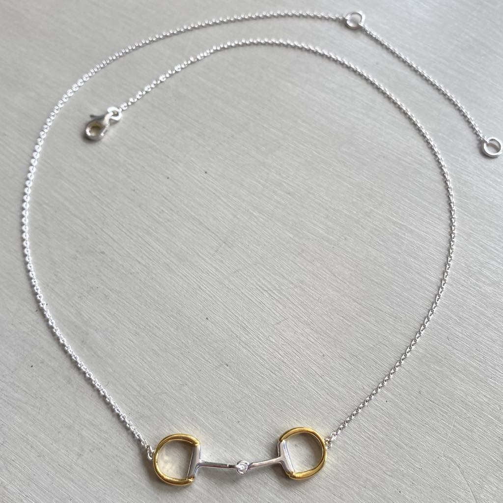 Snaffle Necklace - Gold