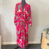 Cotton Kimono Fuchsia Cheetah