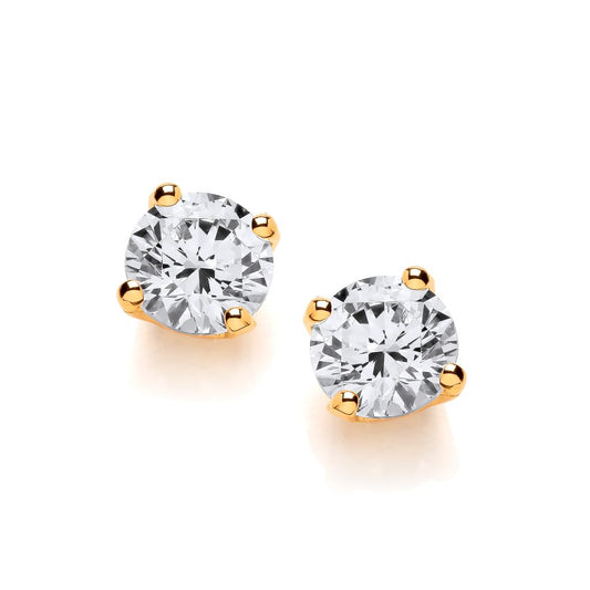 Cubic Zirconia Stud Earrings