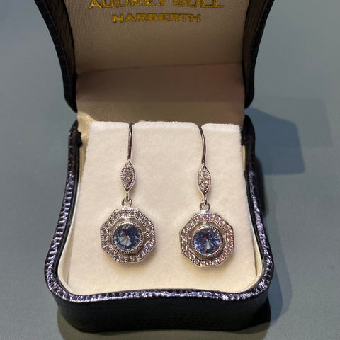 Sparkly Drops with Blue Topaz