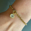 Vintage Gold Bracelet with Charm