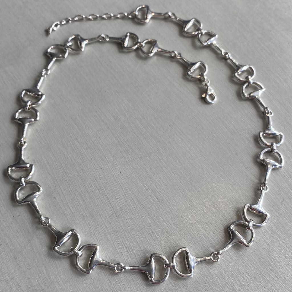 Silver Snaffle Necklace
