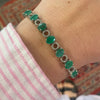 Emerald and Diamond Bracelet