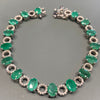 Emerald and Diamond Bracelet