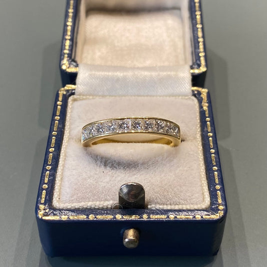 Diamond Band in Yellow Gold