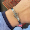 Silver Buckle Bangle