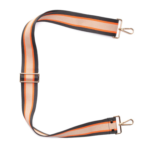 Crossbody Strap - Orange Stripe