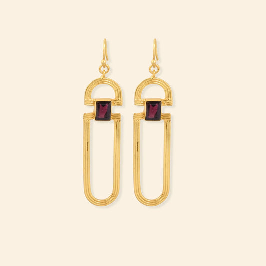 Garnet Earrings