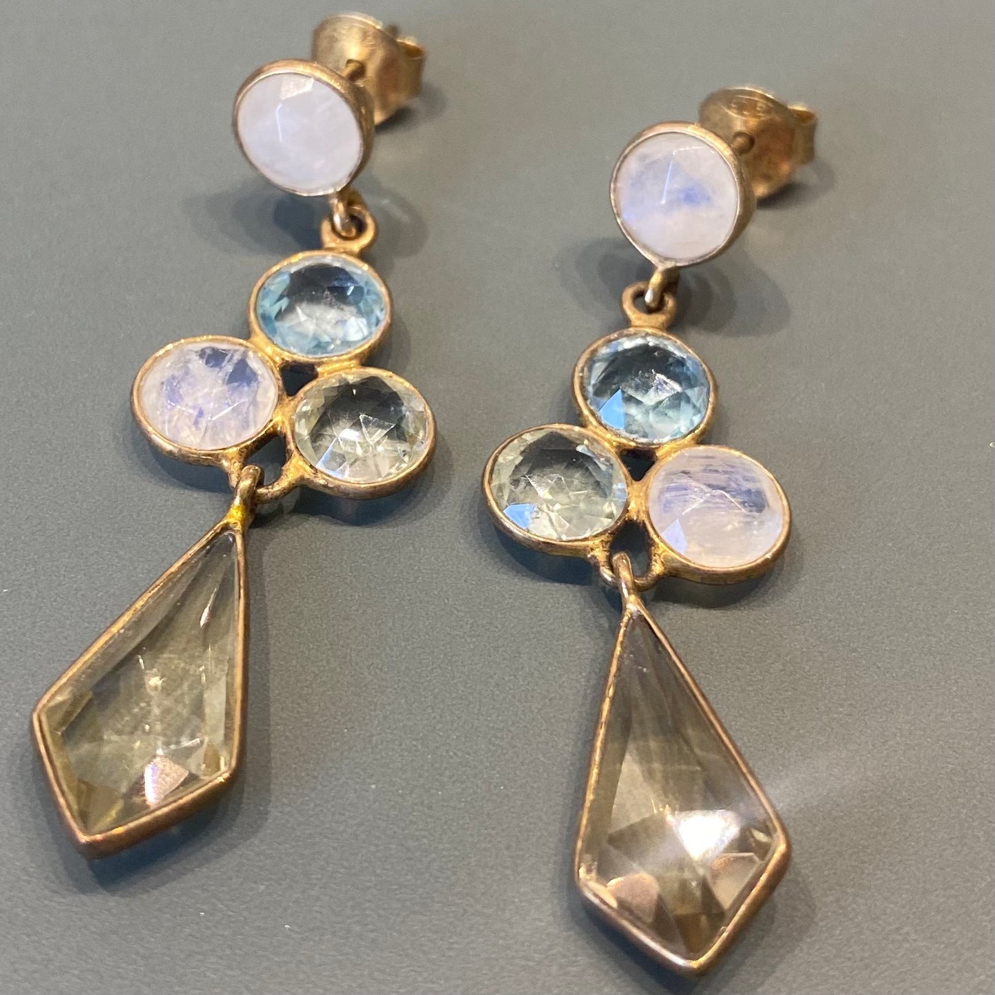 Multi Stone Earrings