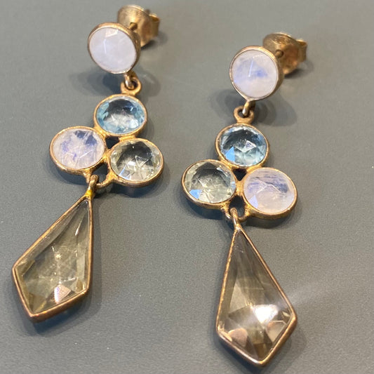 Multi Stone Earrings