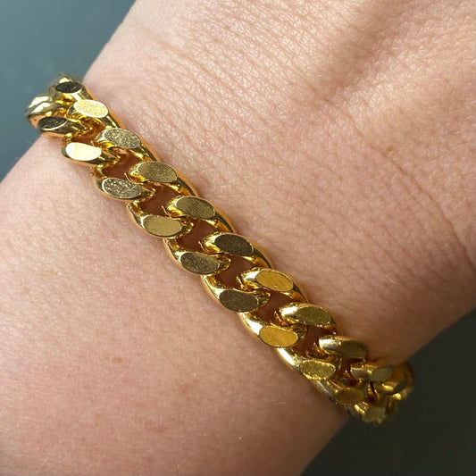 Vintage Gold Link Bracelet