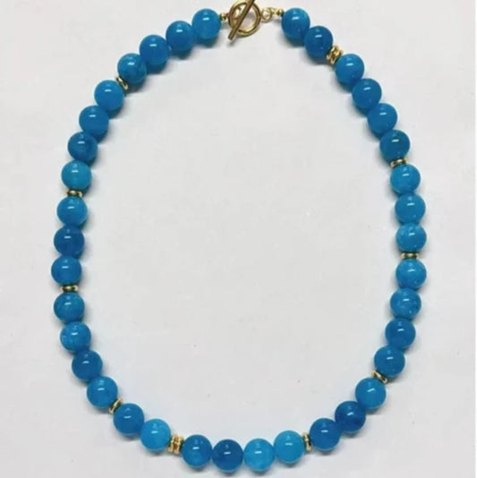 Beaded Necklace - Blue