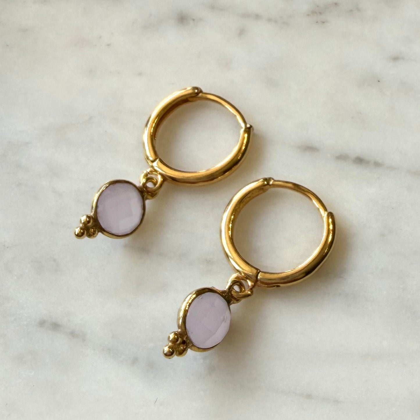 Rose Quartz Earrings