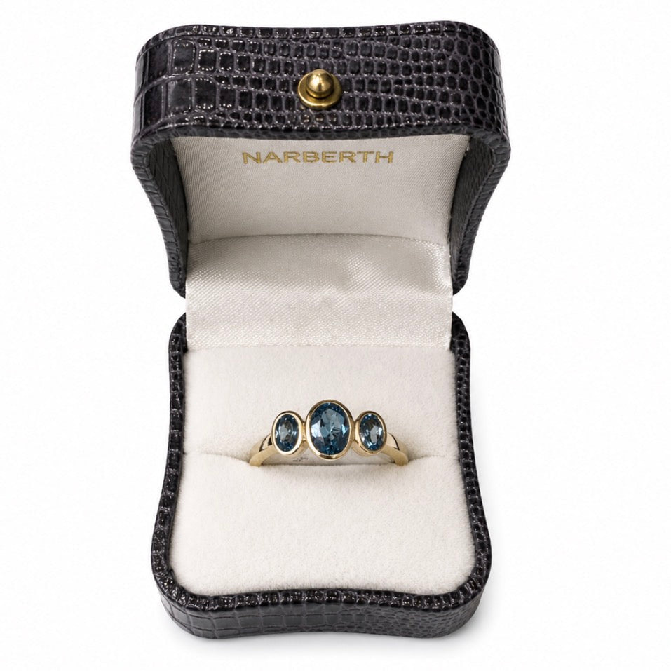 Swiss Blue Topaz Ring