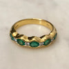 18ct Yellow Gold Gem Set Eternity Rings