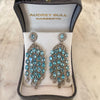 Apatite and Diamond Earrings