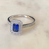 Sapphire and Diamond Ring