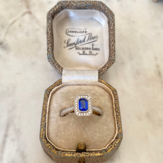 Sapphire and Diamond Ring