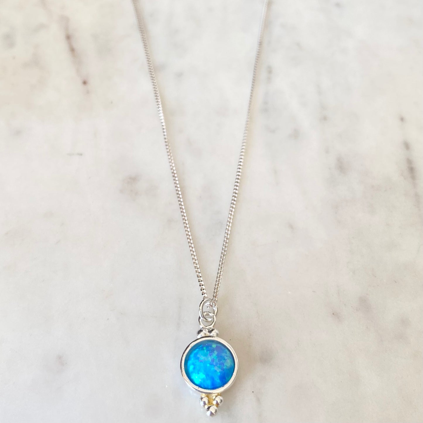Opal Pendant Necklace