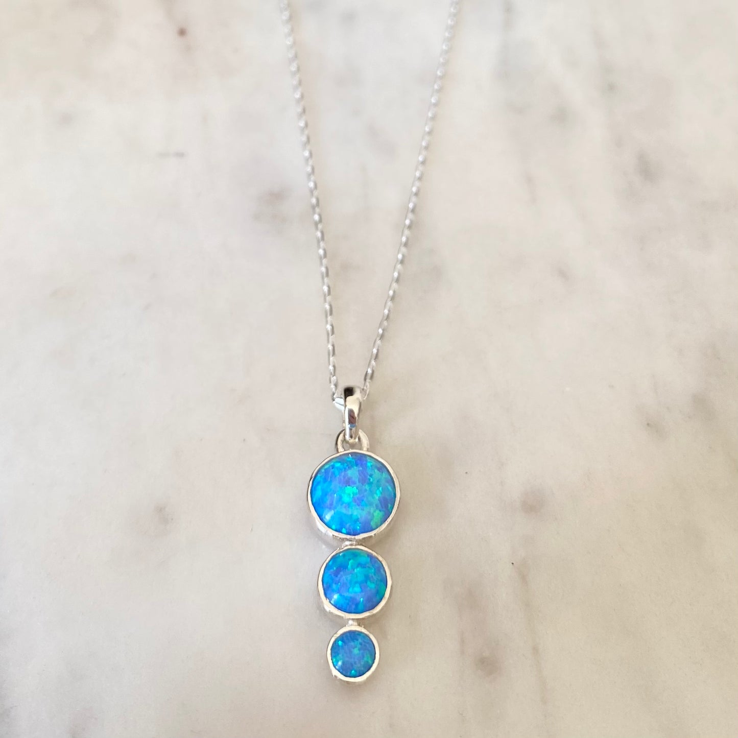 Opal Pendant Necklace