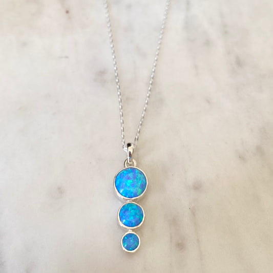 Opal Pendant Necklace