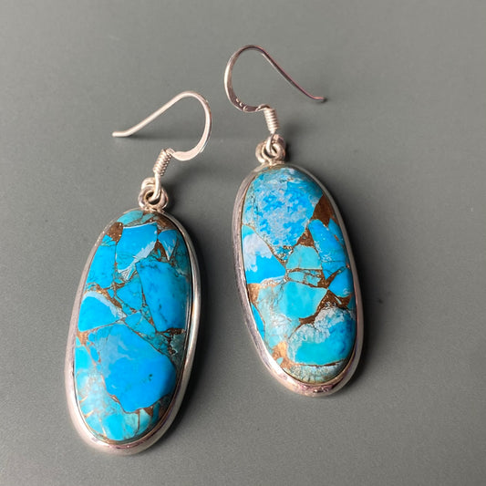 Oval Turquoise Drops
