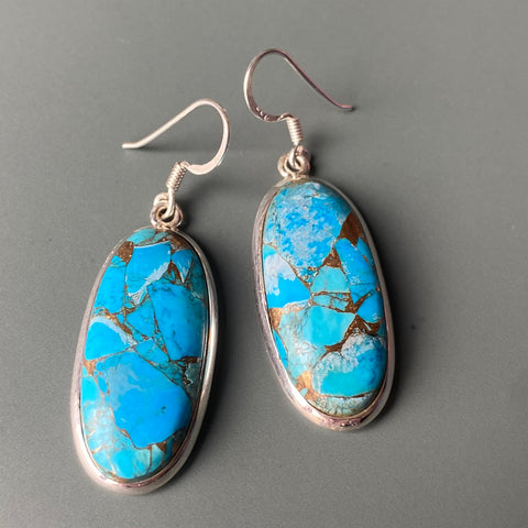 Oval Turquoise Drops