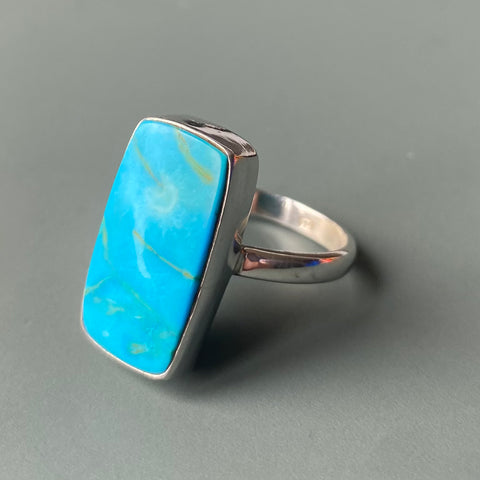 Rectangular Turquoise Ring