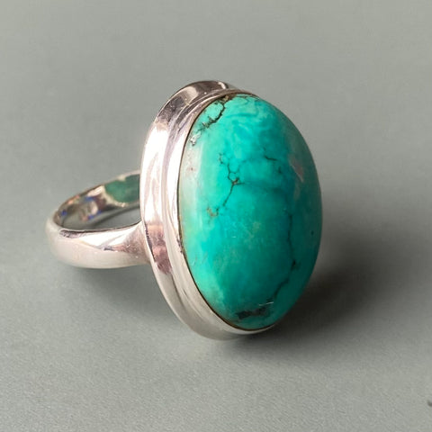 Oval Turquoise Ring